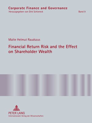 cover image of Financial Return Risk and the Effect on Shareholder Wealth